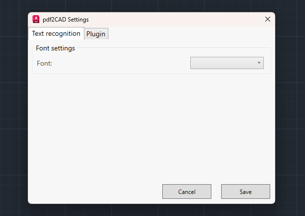 Paramètres de police