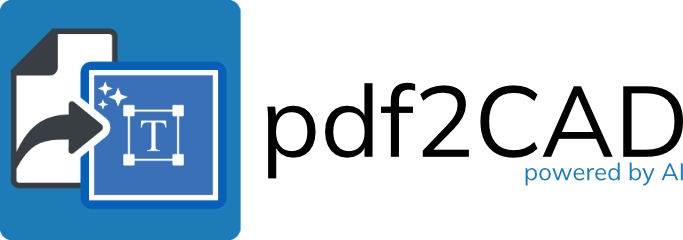 pdf2CAD Logo